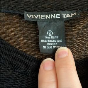 Vivienne Tam Sheer Dress